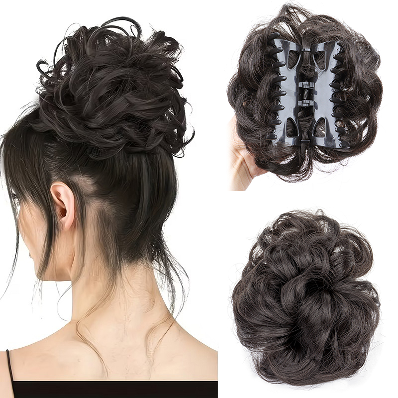 Chignon synthétique désordonné - Claw Clip Messy Bun Hair Piece avis et prix