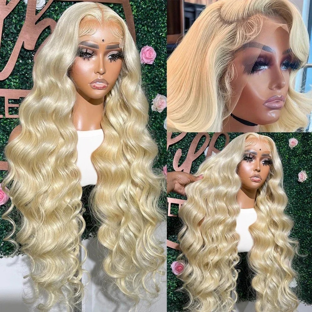Perruques blondes 613 de 26 à  - 613 Blonde Body Wave Lace Front Wig avis et prix
