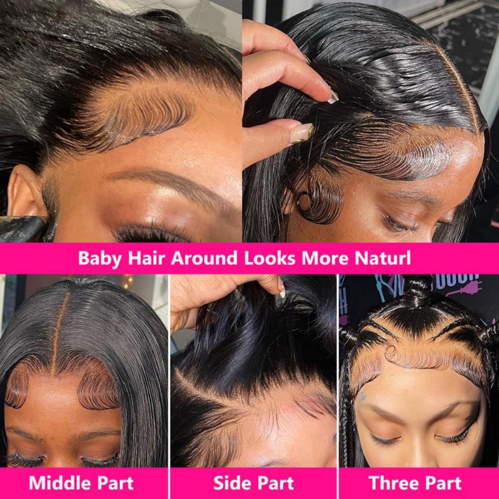 Perruques Lace Front Body Wave - Hd Lace Frontal Wig Human Hair Pre Plucked avis et prix