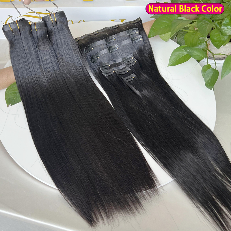 Extensions de cheveux humains  - Seamless Clip In Hair Extensions Human Hair avis et prix