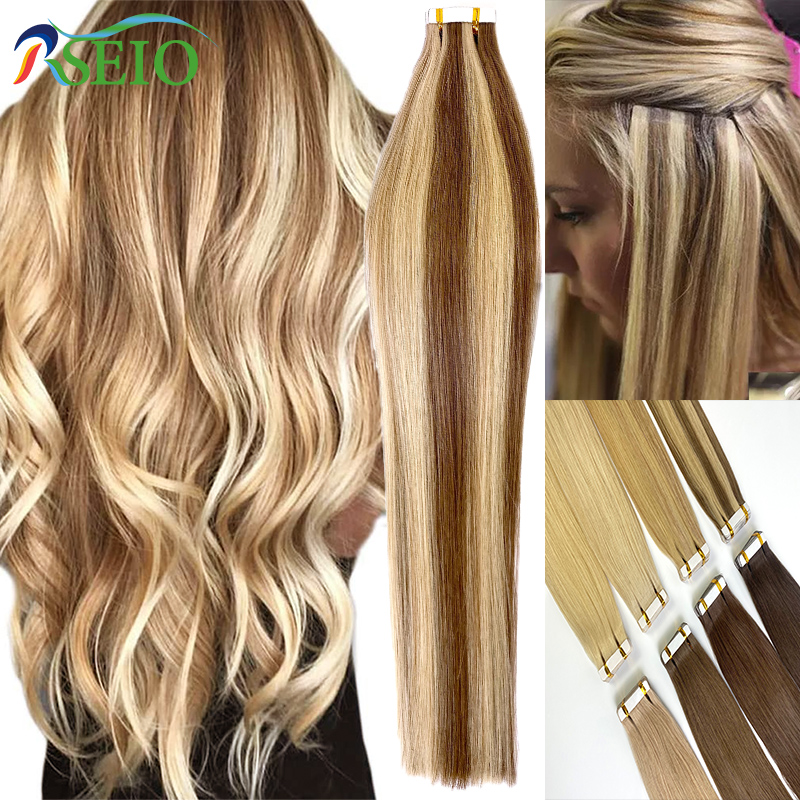 RSEIO-Extensions de Cheveux Hu - Invisible Tape In Extensions Real Hair avis et prix