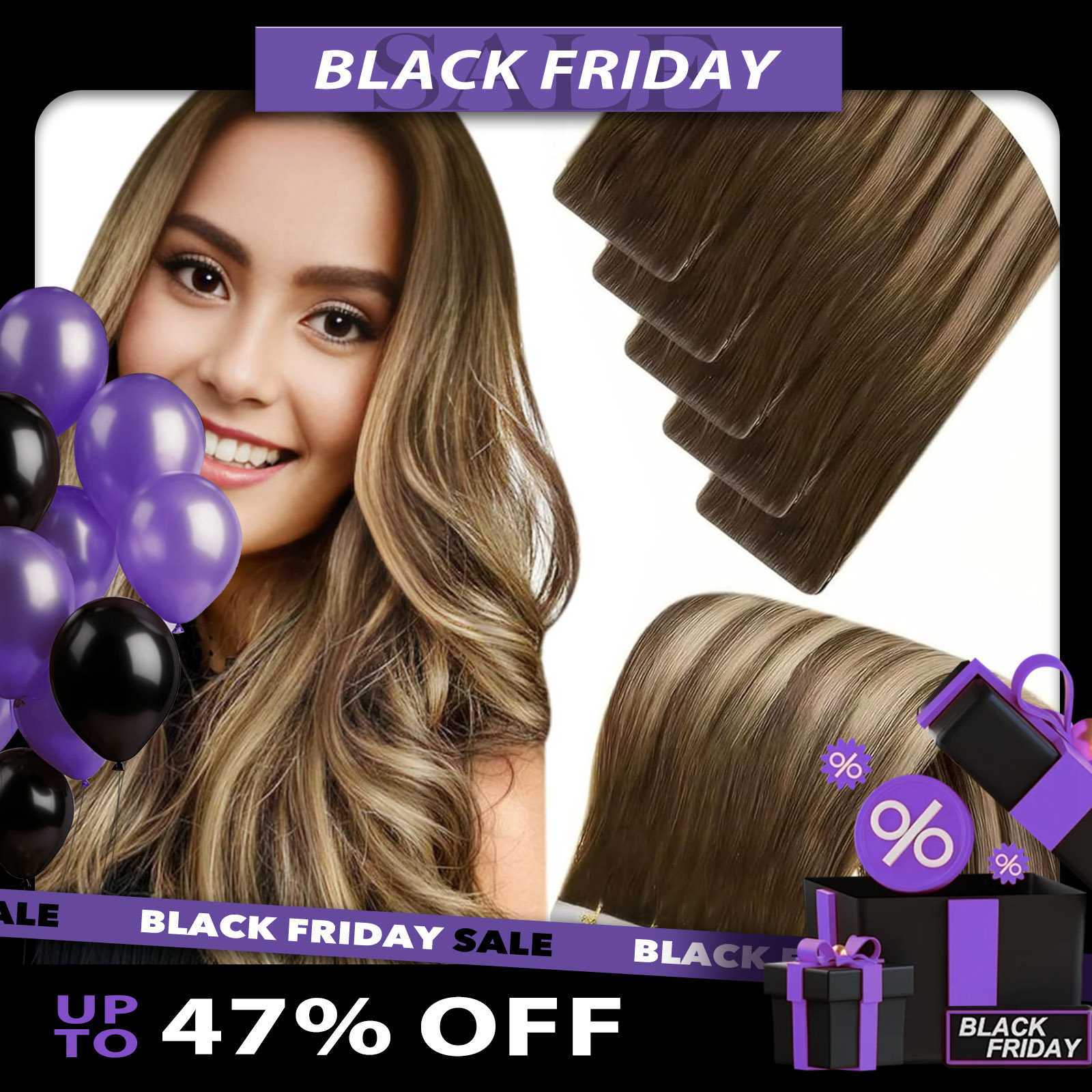 LaaVoo ruban d'injection Invis - Invisible Tape In Extensions Real Hair avis et prix