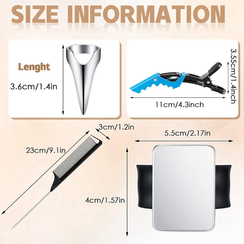 8 Pièces : Anneau de séparatio - Hair Clips avis et prix